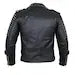 Jacket Men Black Steam Punk Leather With Spikes Decor shoulders, Silver Studded Men Jacket, Dress Men Leather Dress Stud Work Handmade