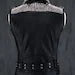 Men Leather Vest Steam Punk JACKET Rocker Hippie Style for Party Guys