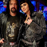 Punk Rock Spiked Leather Jacket Heavy Studded Biker Coat with Metal Spikes and Zippers