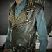 Gold Studded VEST JACKET HANDMADE Men Black Punk Silver Long Spiked Studded Leather Buttons Up Vest Golden Studs and Spikes Black Leather