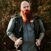 Men Leather Vest Steam Punk JACKET Rocker Hippie Style for Party Guys