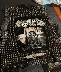 Personalized Punk Rock Leather Studded Style Vest, Gothic Patchwork Fashion Men, Biker's Jacket, Motorhead Party Wear Vest - Leather Admirer