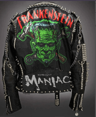 PunkSpiked Studs Patches Leather, Men Jacket, Studded leather jacket, Punk leather jacket, Leather jacket men - Leather Admirer