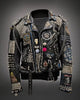 Metal Solid Spiked Studs, Women's Patches Gothic, Cannibal Corpse Leather Jacket, Personalized Pin Badges And Patches, Steampunk Jacket,