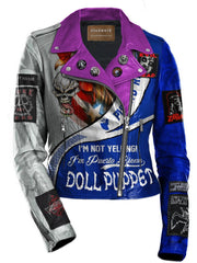 Bachelor's Party Good Guy outfit, Women Leather Gothic Patchwork, Victorian Ladies Punk Rock, Patches And Badges, Rob Zombie Fashion Wear,